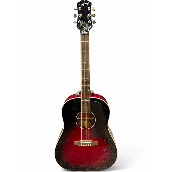 Used Epiphone Slash j 45 Candy Apple Red Acoustic Electric Guitar