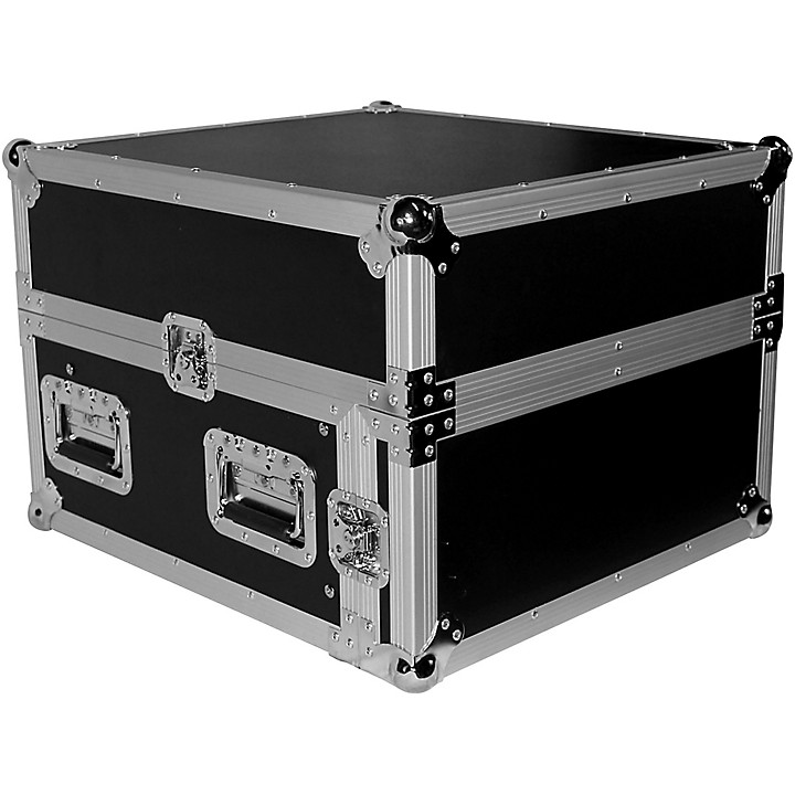 T 4MRSS 4U Rack x 10U Top Mixer DJ Combo Flight Road Case