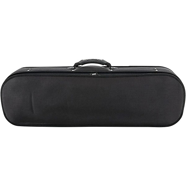 Violin Oblong Case Greenline 4 4 Size Black Exterior Red Interior