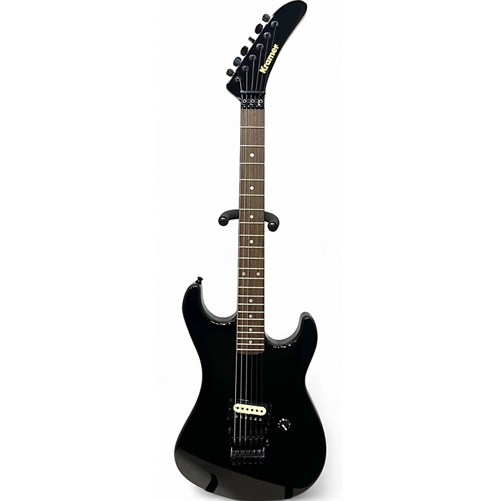 Used Kramer 1983 Barretta Reissue Black Solid Body Electric Guitar
