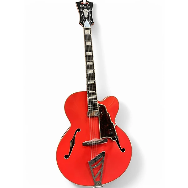 Used D'Angelico Premier EXL 1 Fiesta Red Hollow Body Electric Guitar