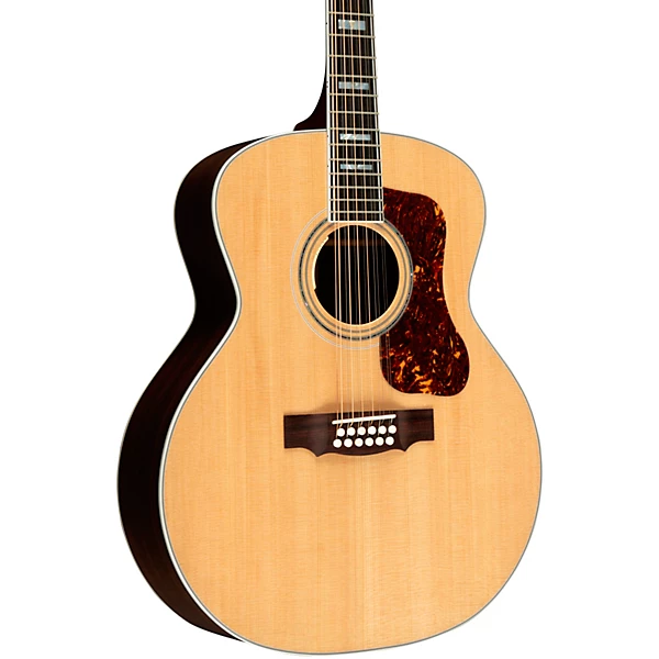 F 512E Jumbo Acoustic Electric Guitar Natural