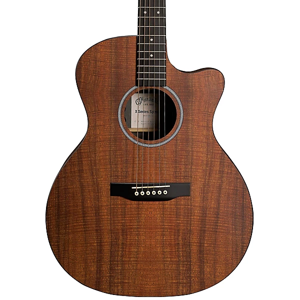 X Series Special GPC X1E All Koa HPL Acoustic Electric Guitar Natural