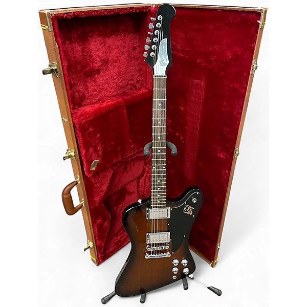 Used 2017 Gibson Firebird HP Tobacco Burst Solid Body Electric Guitar