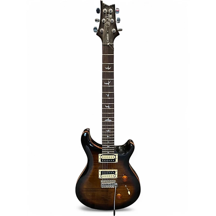 Used PRS CM4 SE Custom 24 Trans Amber Solid Body Electric Guitar