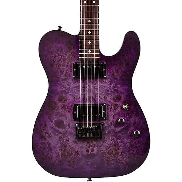PT Standard Electric Guitar Purple Burst Burl