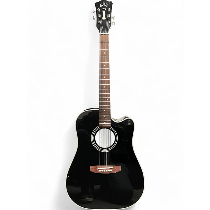 Guild Used Guild D140CE Black Acoustic Guitar.gc