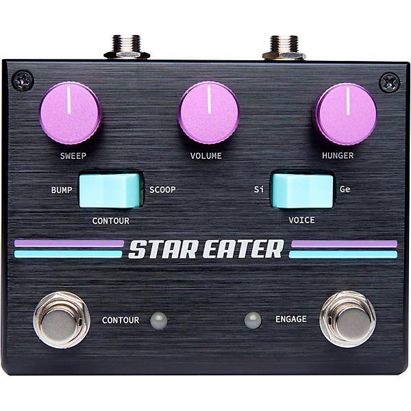 Star Eater Analog Fuzz Effects Pedal Black