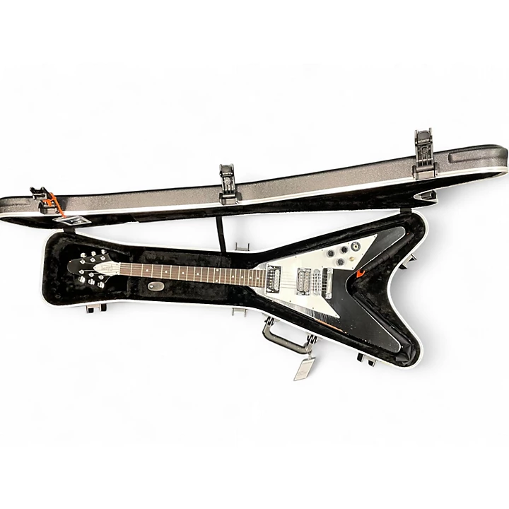 Gibson Kirk Hammett Signature Flying V Aged Solid Body Electric Guitar