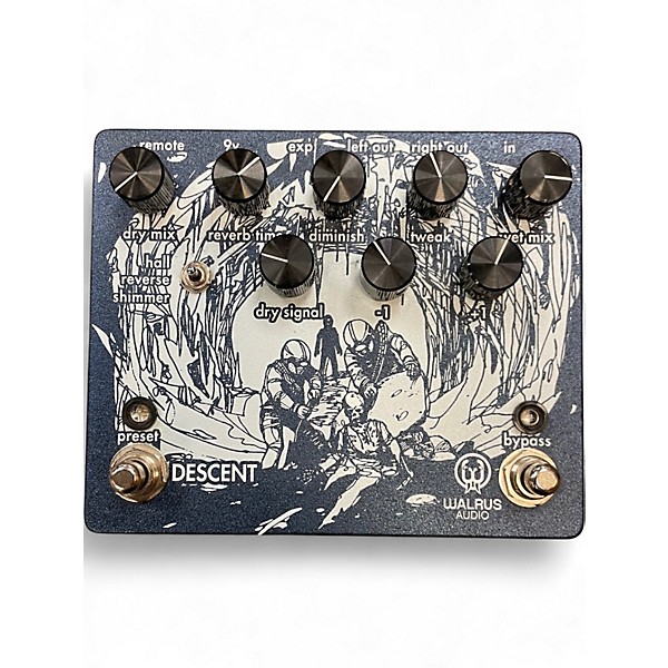 Walrus Audio Used Walrus Audio Descent Reverb Effect Pedal