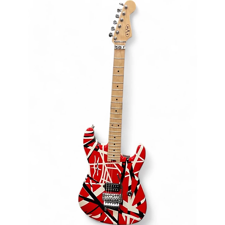 Used 2014 EVH Striped Series RED Solid Body Electric Guitar
