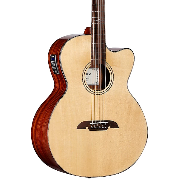 ABT710 Elite Baritone Acoustic Electric Guitar Natural
