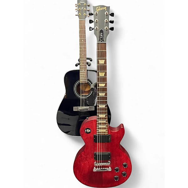 Gibson Used Gibson LPJ Trans Red Solid Body Electric Guitar.gc