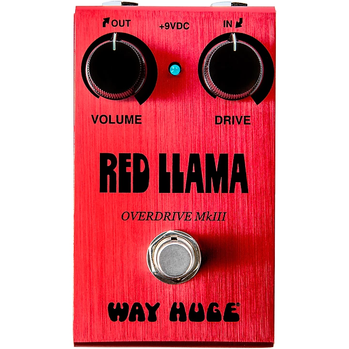Red Llama Overdrive MKIII WM23 Effects Pedal Red