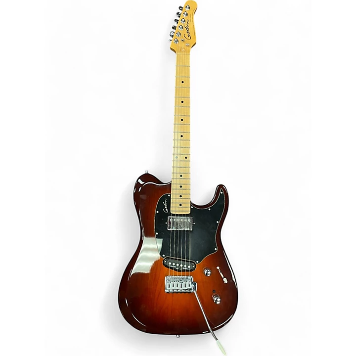 Used Godin Session Custom 2 Tone Sunburst Solid Body Electric Guitar