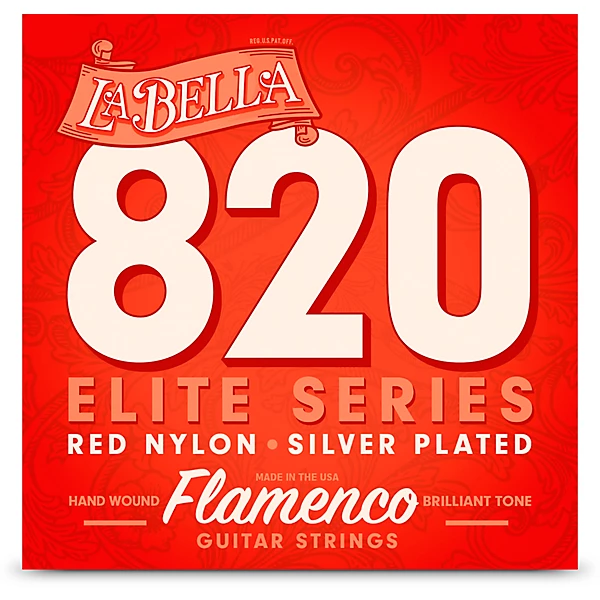 Elite Series Flamenco Guitar Strings Red Nylon