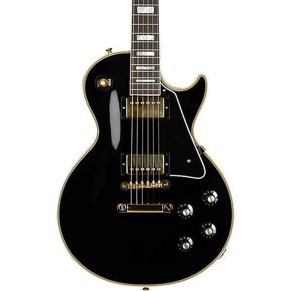 1968 Les Paul Custom Reissue Electric Guitar Ebony