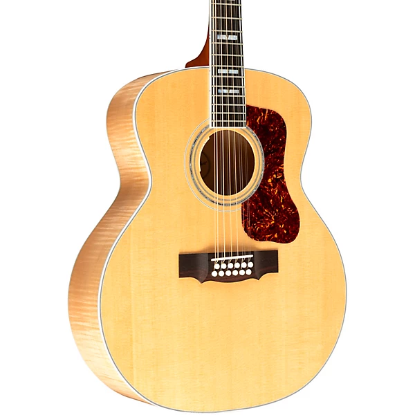Guild F 512E Maple Jumbo 12 String Acoustic Electric Guitar Natural