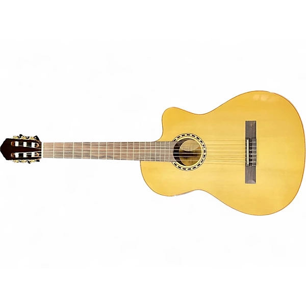 Used Lucero LFN200SCE Natural Classical Acoustic Electric Guitar