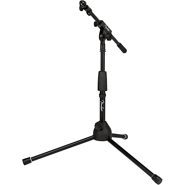 Telescoping Boom Amplifier Mic Stand Black