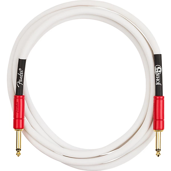 John 5 Straight to Straight Instrument Cable 10 ft White