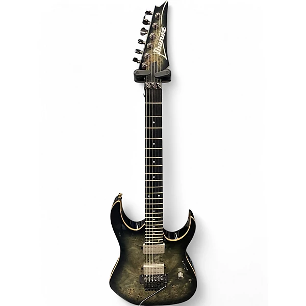 Used Ibanez RG1120PBZ 1P 01 CARCOAL BLACK BURST Solid Body Electric Guitar