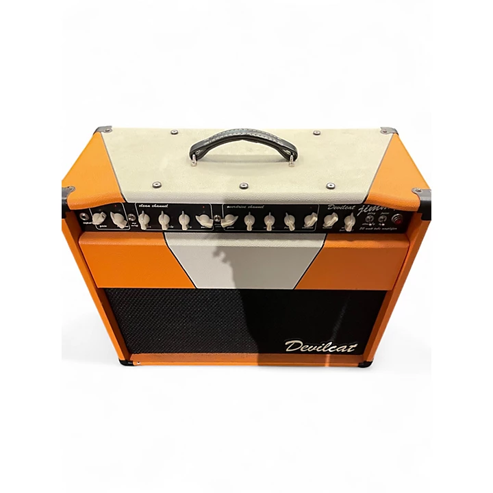 Devilcat Used Devilcat JIMMY 50 2X10 Tube Guitar Combo Amp.gc