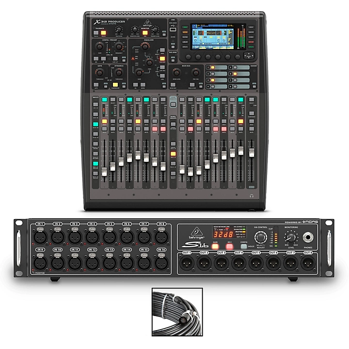 X32 Producer Bundle with S16 Digital Stage Box