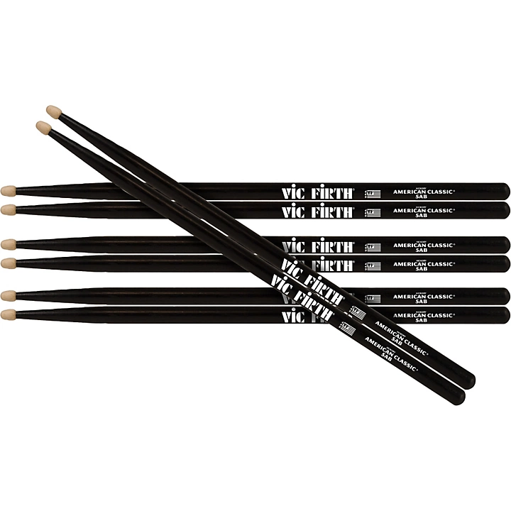 Buy 3 Pairs of Black Drumsticks Get 1 Free 5A