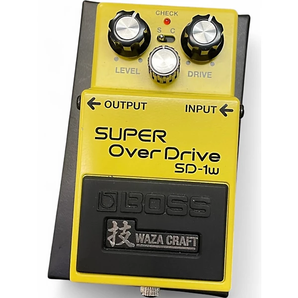 Used BOSS SD1W Super Overdrive Waza Craft Effect Pedal