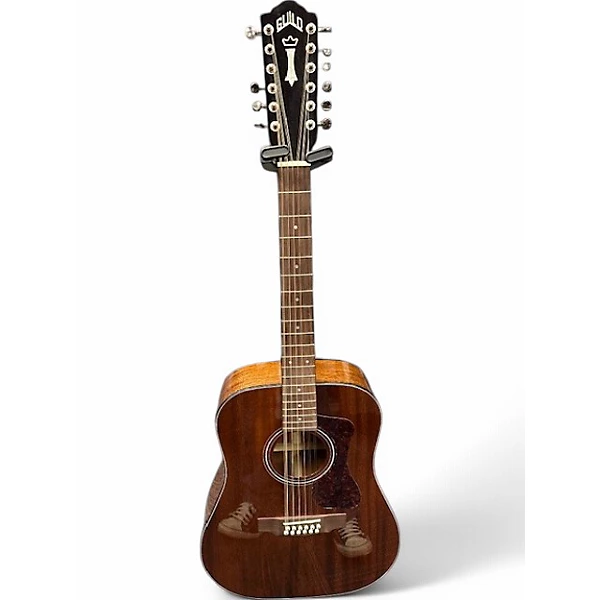 Used Guild D1212 Mahogany 12 String Acoustic Electric Guitar
