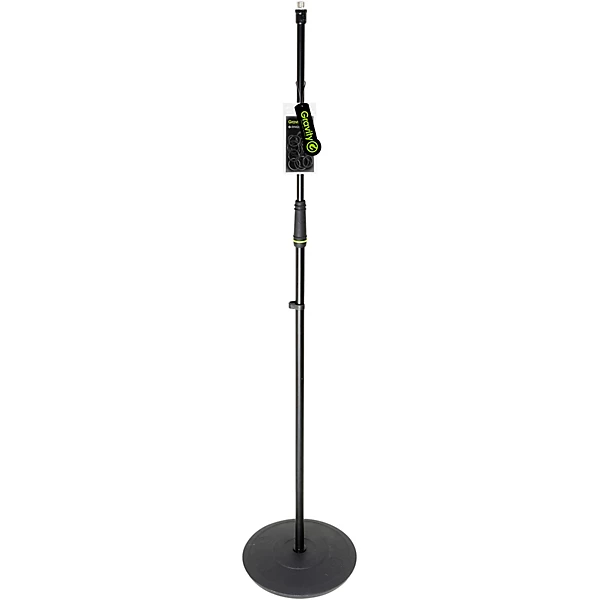 Microphone Stand With Round Base Black