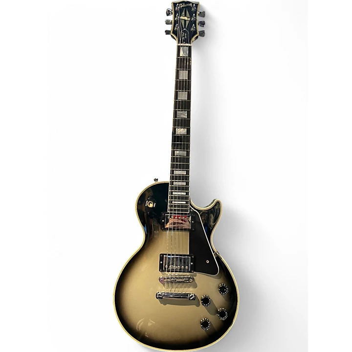 Used 2008 Gibson Les Paul Custom Silverburst Solid Body Electric Guitar
