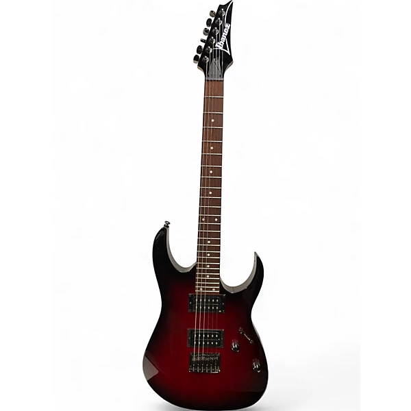 Used Ibanez RG421 RED Solid Body Electric Guitar