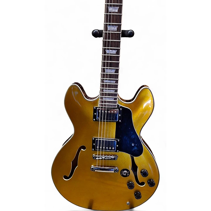 Used 2020 Firefly ES335 Gold Hollow Body Electric Guitar.gc