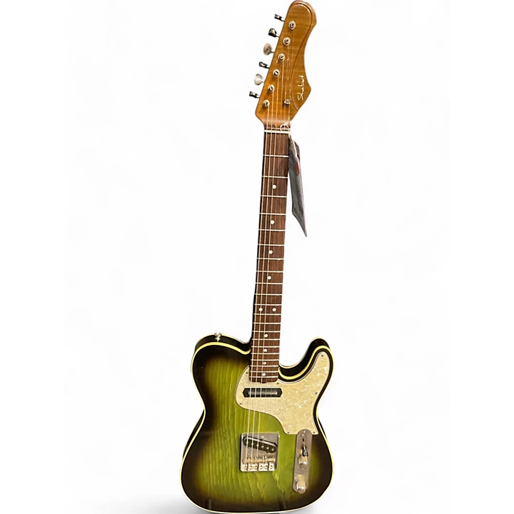 Used Shabat Lion GB Avocado Toast Solid Body Electric Guitar