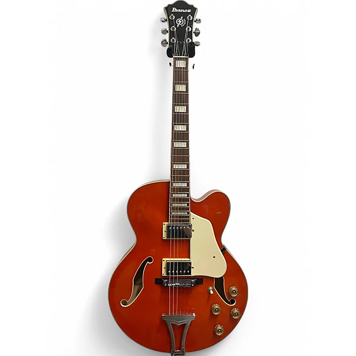 Used Ibanez AF75D ORANGE Hollow Body Electric Guitar