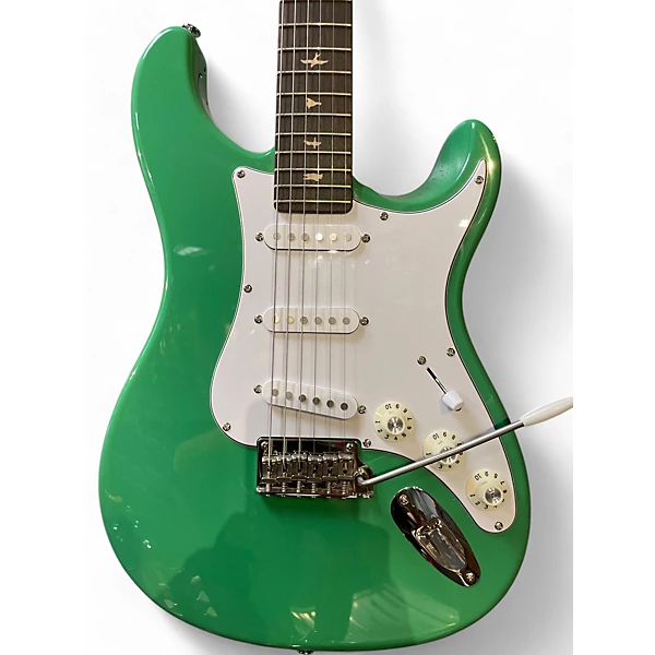 Used PRS SE Silver Sky Green Solid Body Electric Guitar