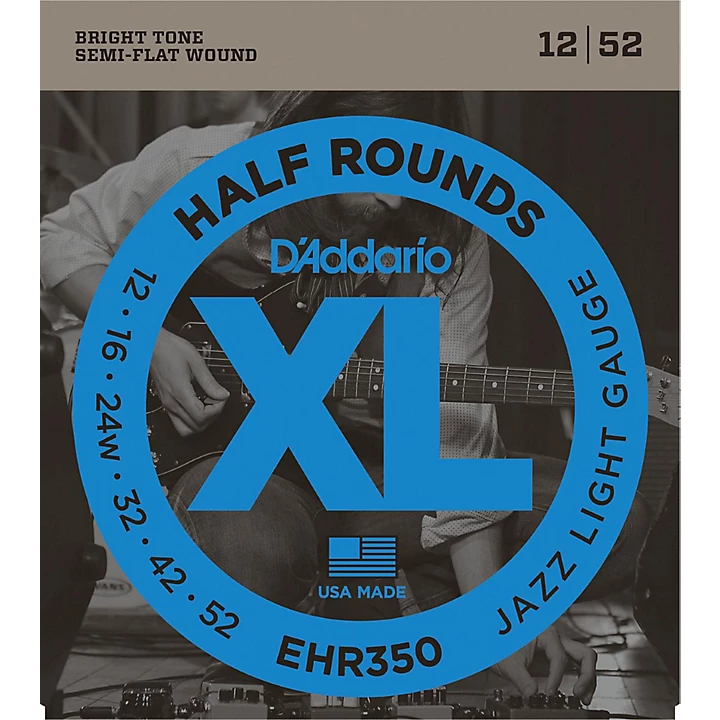EHR350 Half Round Jazz Light Electric Guitar Strings