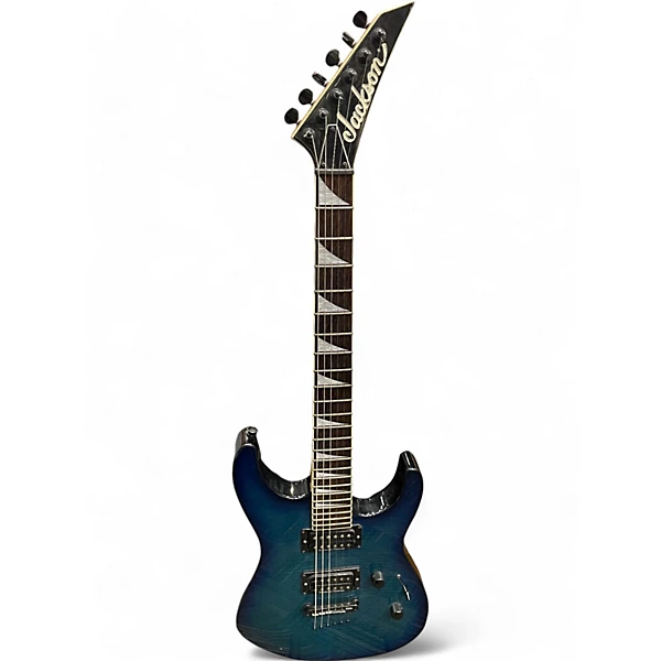 Jackson Used Jackson DK2T DINKY Blue Solid Body Electric Guitar.gc