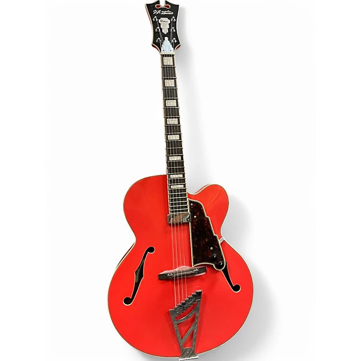 Used D'Angelico Premier EXL 1 Fiesta Red Hollow Body Electric Guitar