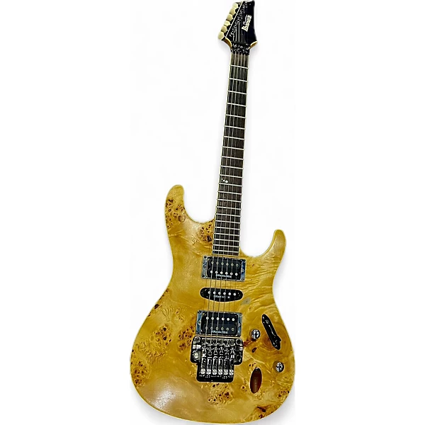 Used 2006 Ibanez S2170FW prestige Burl Solid Body Electric Guitar