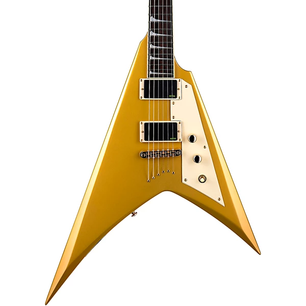LTD Kirk Hammett Signature KH V Electric Guitar Metallic Gold Sparkle