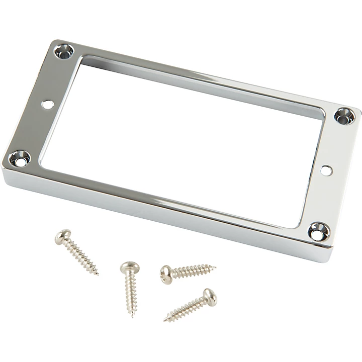US Flat Top Bridge Pickup Mounting Ring Chrome