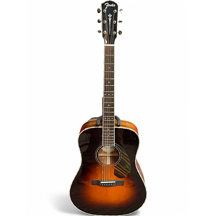 Used Fender PD220E Sunburst Acoustic Electric Guitar