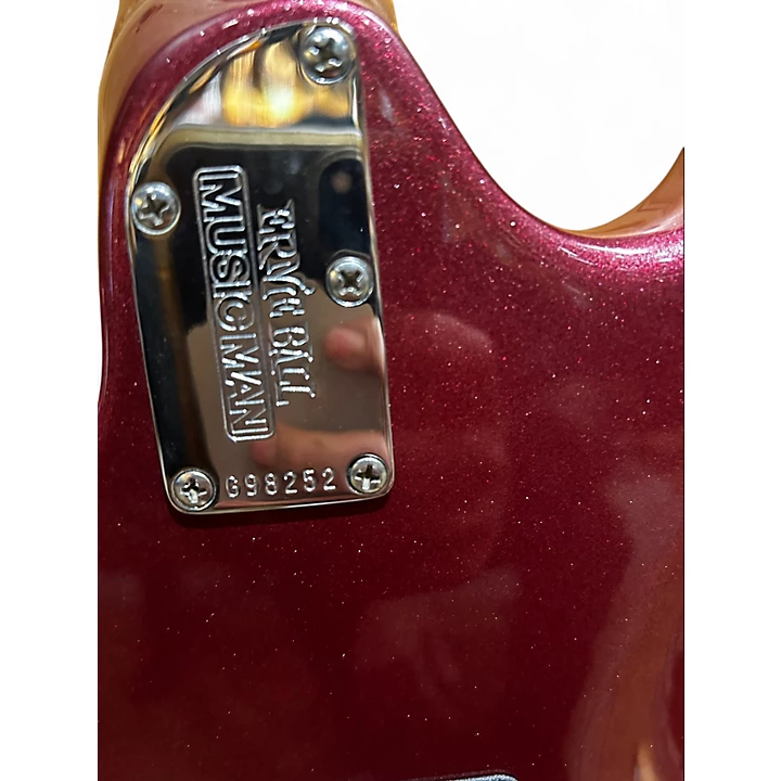 Used Ernie Ball Music Man Cutlass Maroon Solid Body Electric Guitar