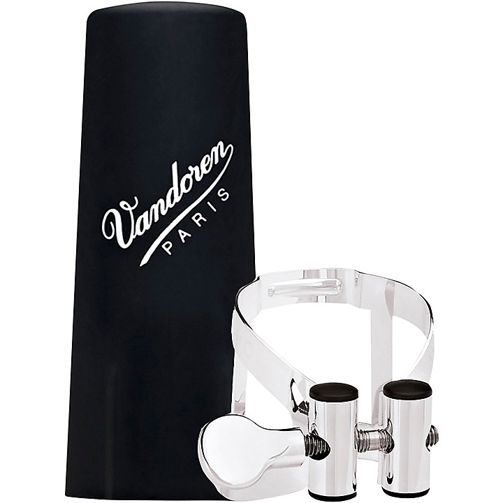 MO Ligature and Plastic Cap for Alto Saxophone Pink Gold