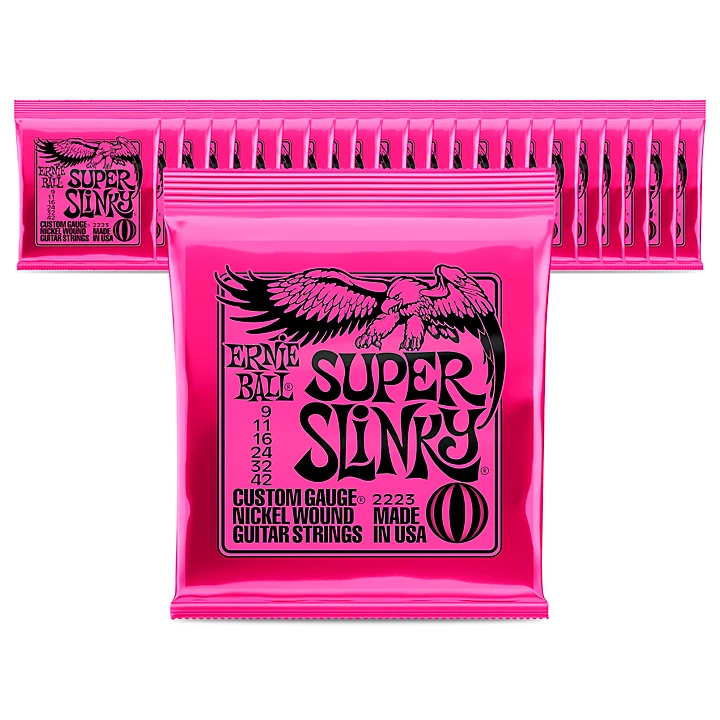 2223 Nickel Regular Slinky Electric Guitar Strings 24 Pack
