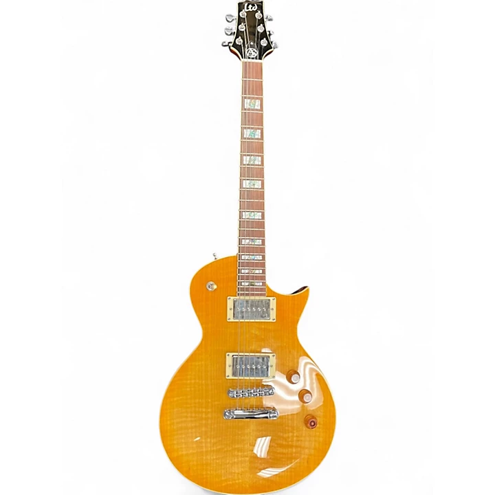 Used ESP LTD AS1 Alex Skolnick Lemonburst Solid Body Electric Guitar