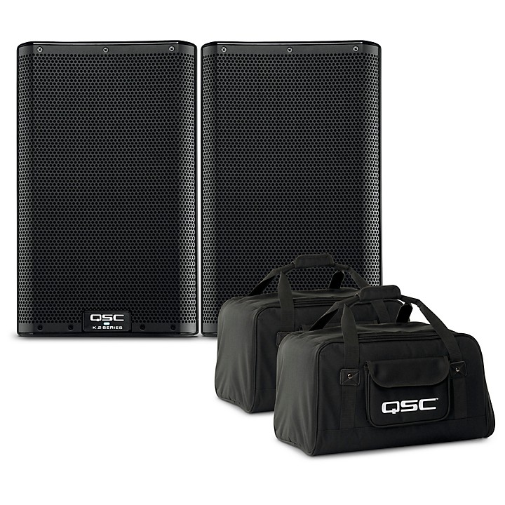 K82 Powered Speaker Pair With Tote Bags